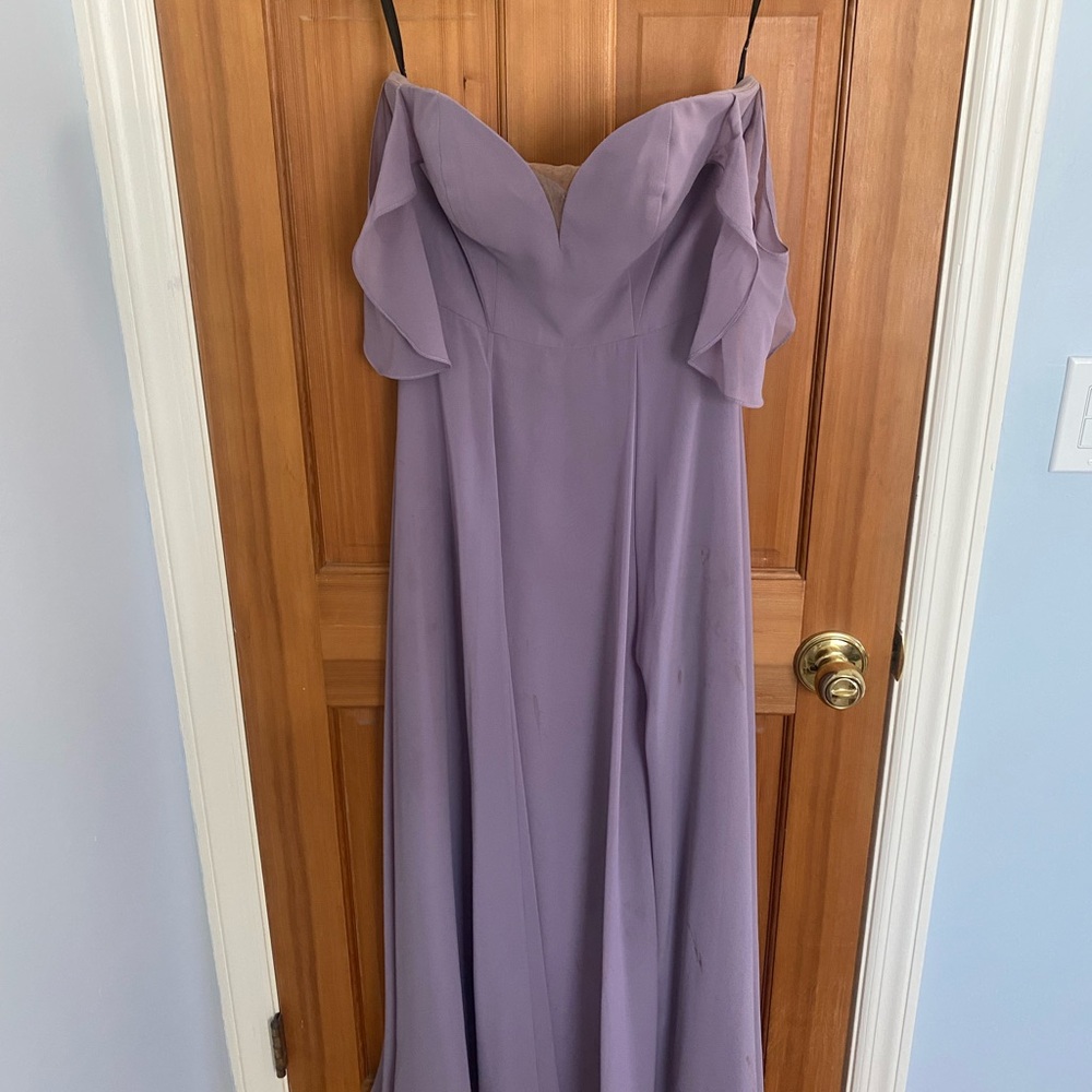 SORELLA VITA Purple Strapless Sundress Sweetheart Neckline